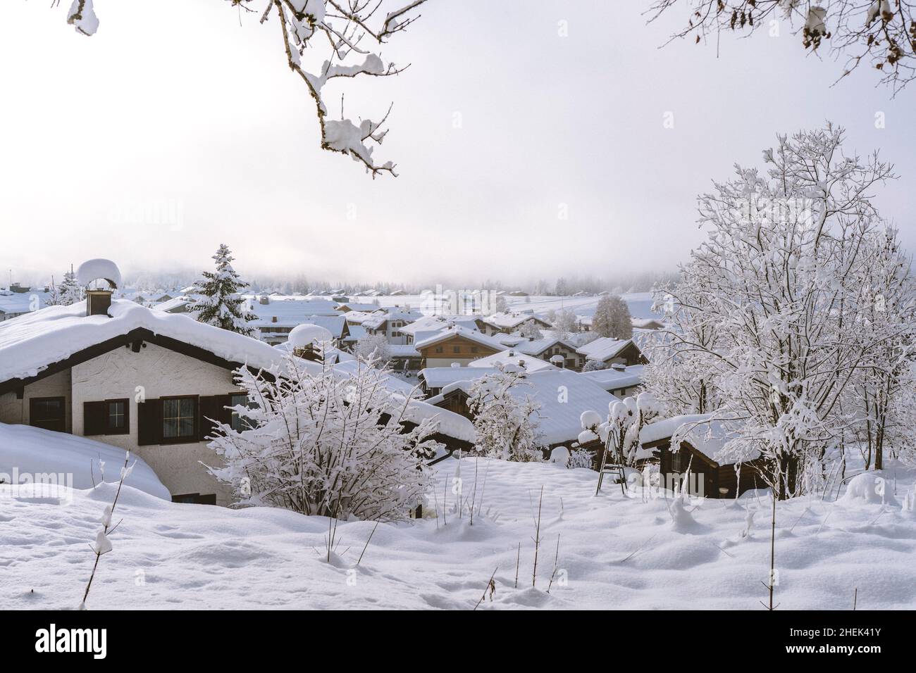 Winter in Reit im Winkl Stockfoto