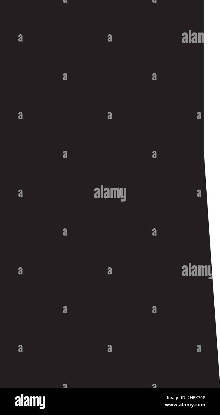 Schwarze flache leere Vektor-Verwaltungskarte der kanadischen Provinz SASKATCHEWAN, KANADA Stock Vektor