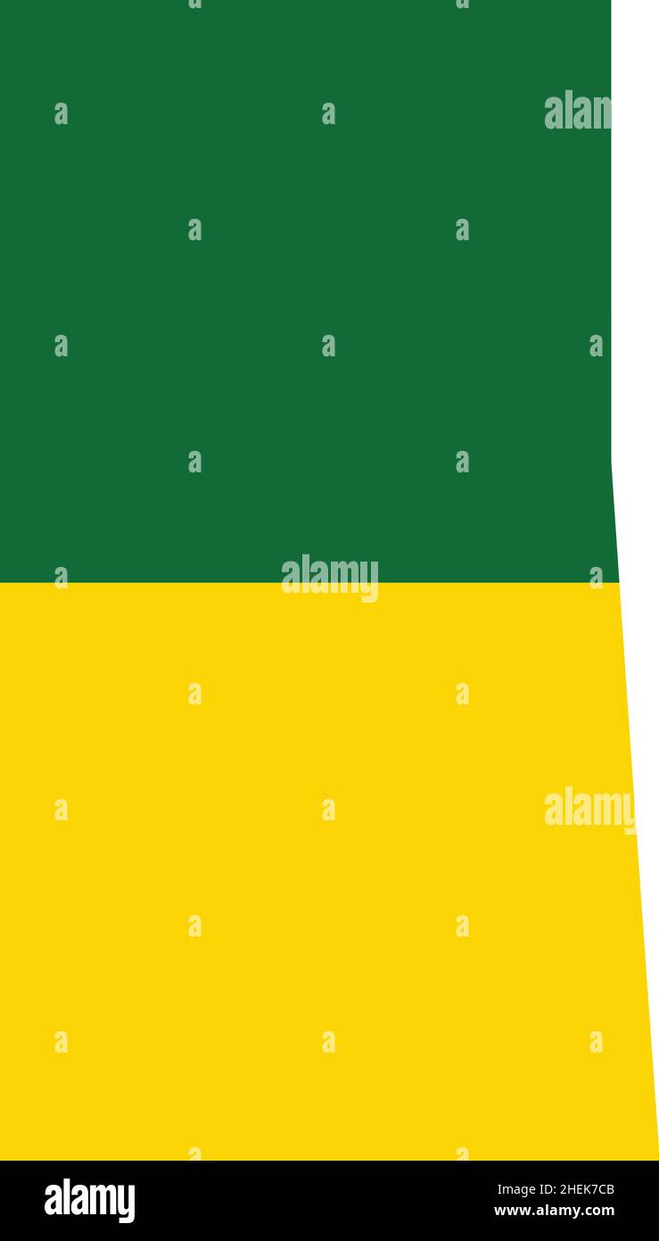 Flache Vektor-Verwaltungsflaggenkarte der kanadischen Provinz SASKATCHEWAN, KANADA Stock Vektor