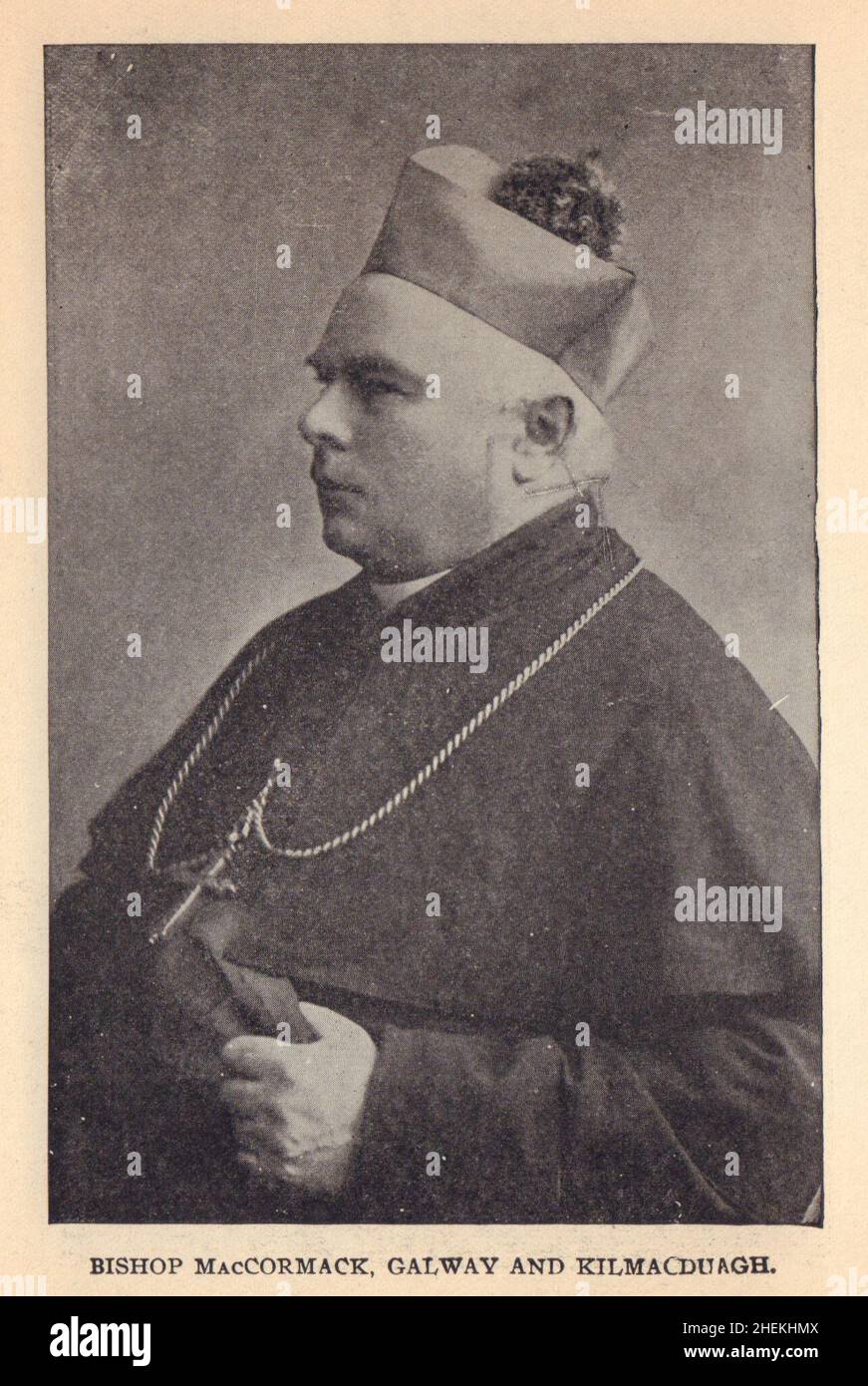 Bischof MacCormack, Galway und Kilmacduagh. Irland Klerus 1905 alten Druck Stockfoto