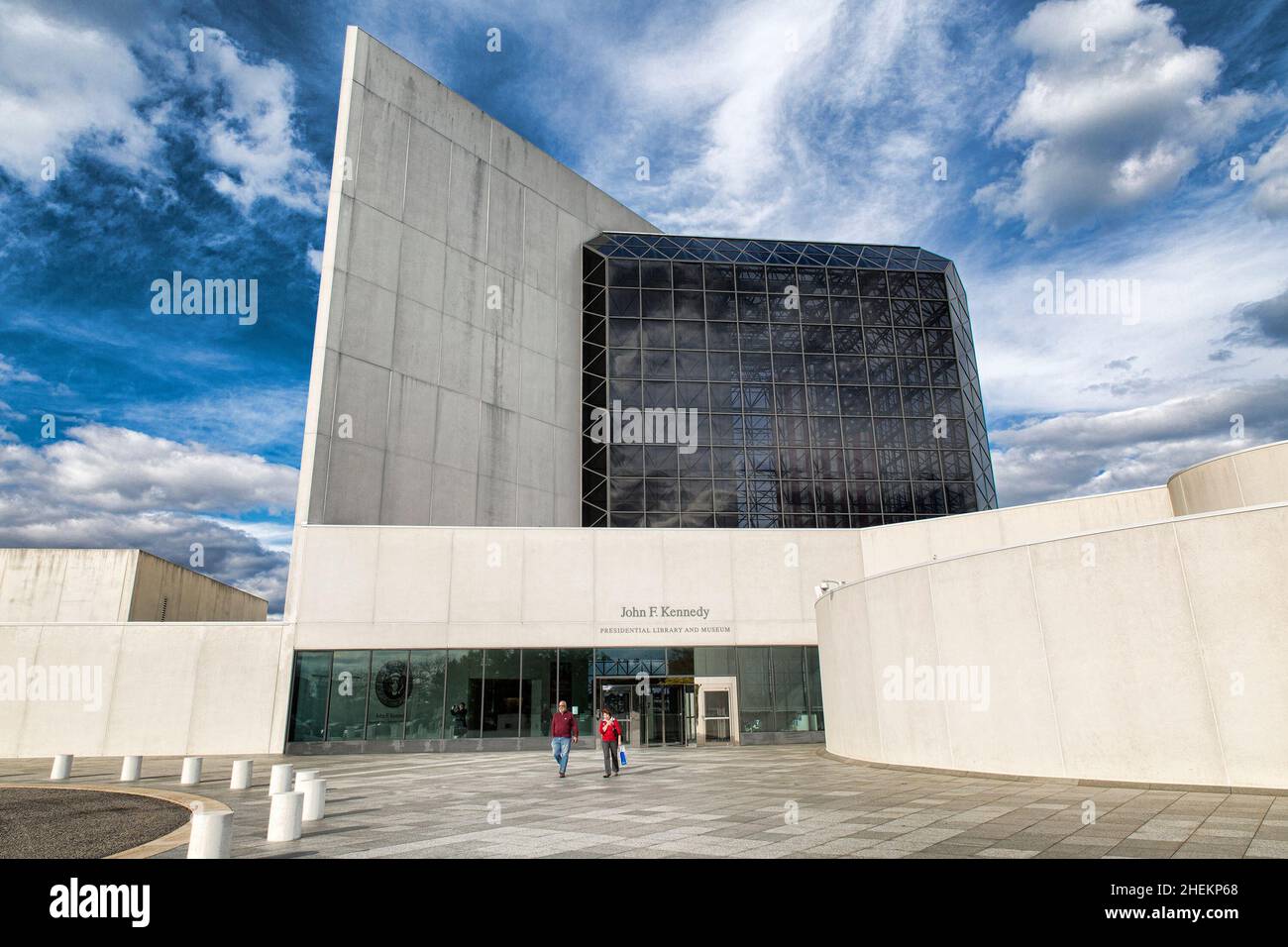 JFK Museum and Library in Boston, MA, USA Stockfoto