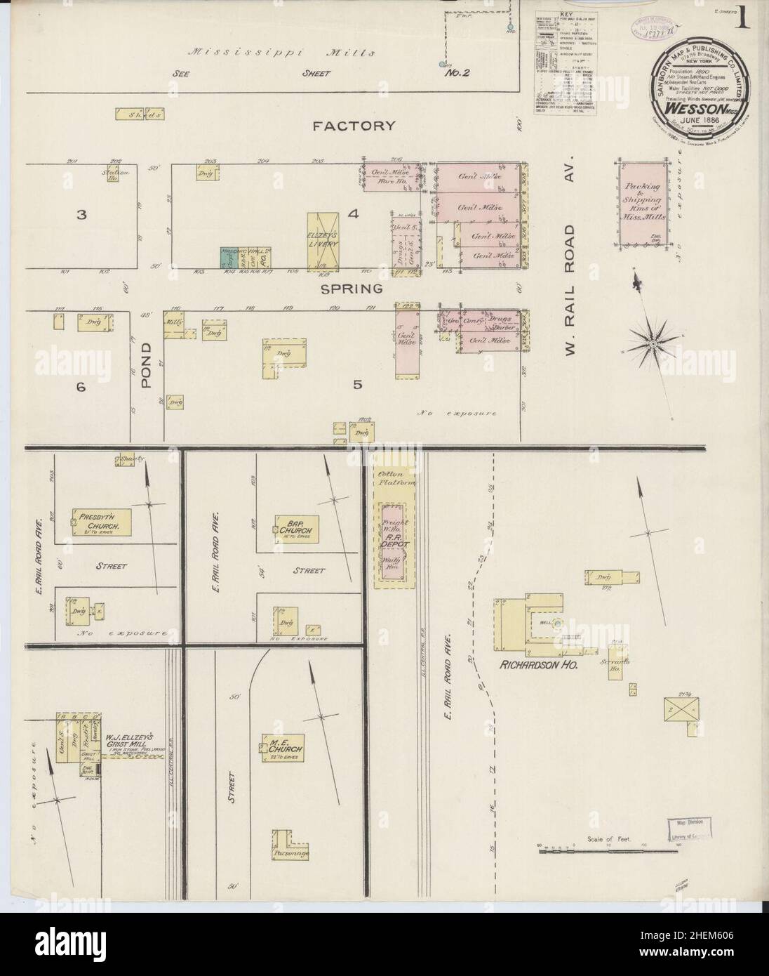 Mappa di wesson, mississippi -Fotos und -Bildmaterial in hoher ...