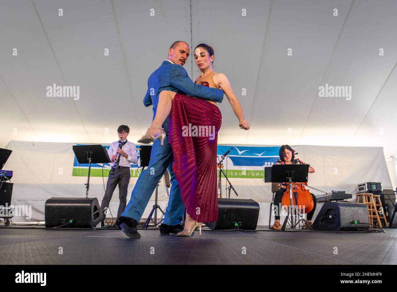 National Folk Festival 2021 in Salisbury Maryland - Hector Del Curto - Tango Stockfoto