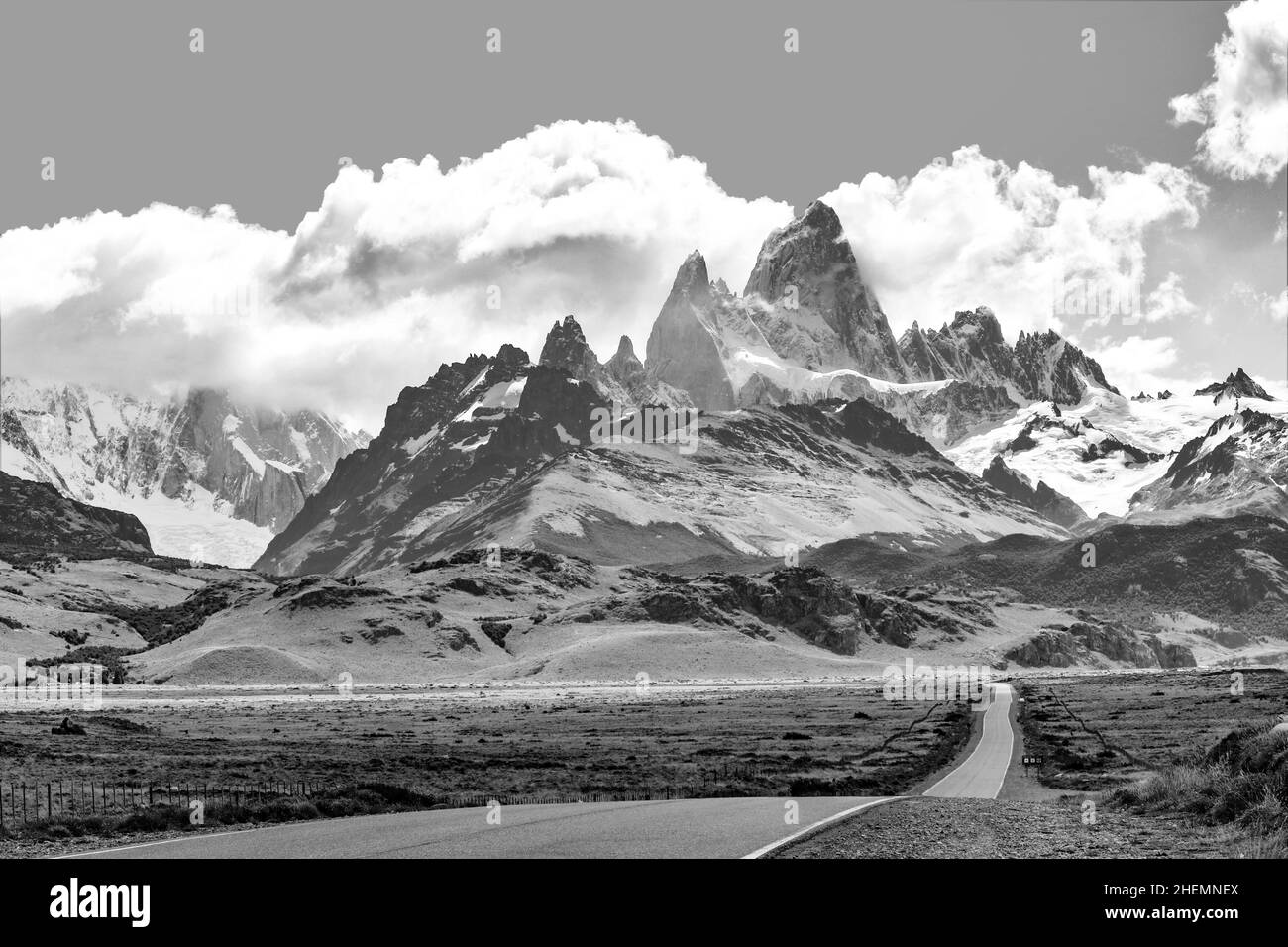 Malerische Berge torres del Paine in Patagonien, Chile Stockfoto