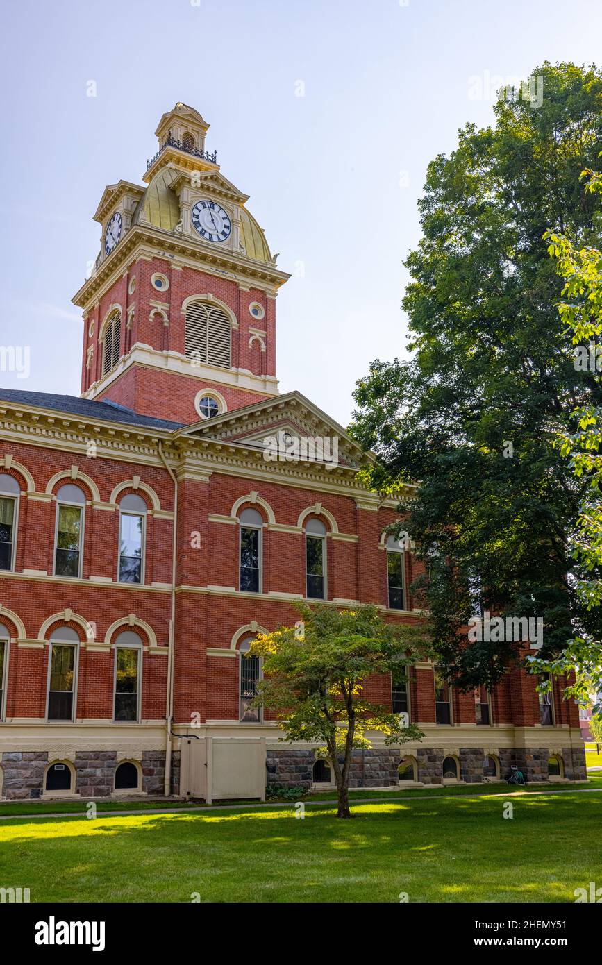 Lagrange, Indiana, USA - 21. August 2021: Das Lagrange County Courthouse Stockfoto