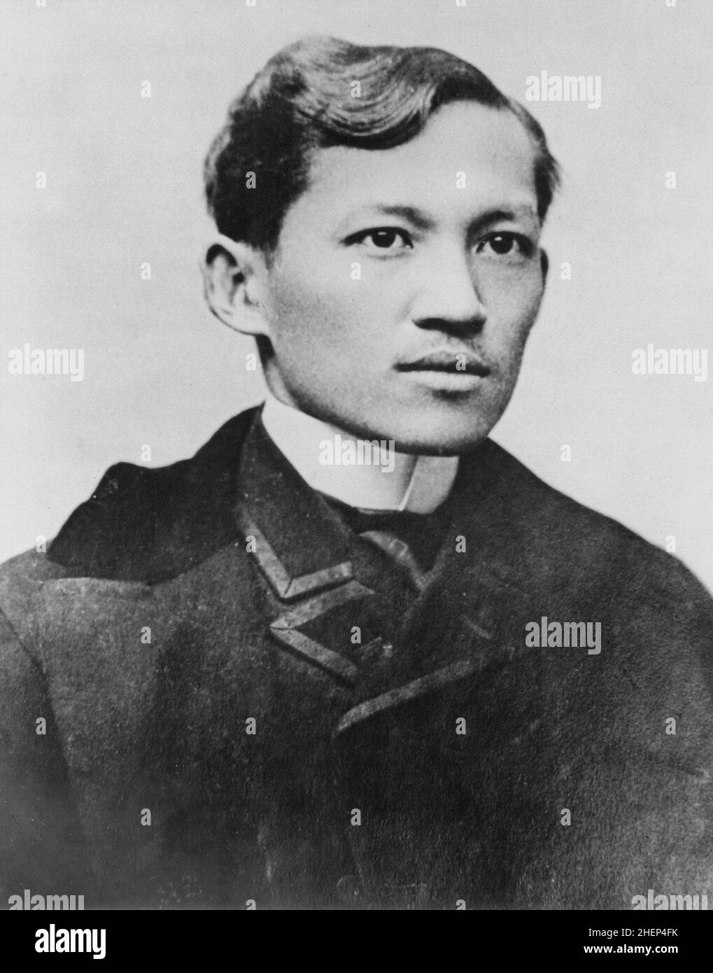 Portrait von Jose Rizal (1861-1896) Philippinische Revolutionärin und Universalgelehrten, c 1885 Private Sammlung Stockfoto