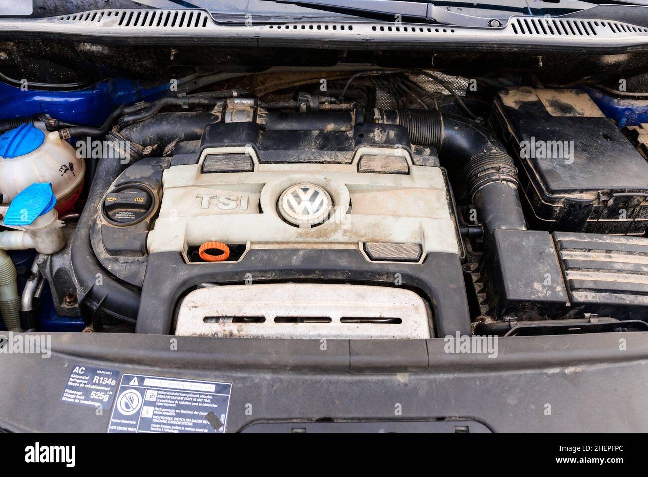 Volkswagen Touran R-Line Stockfotografie - Alamy