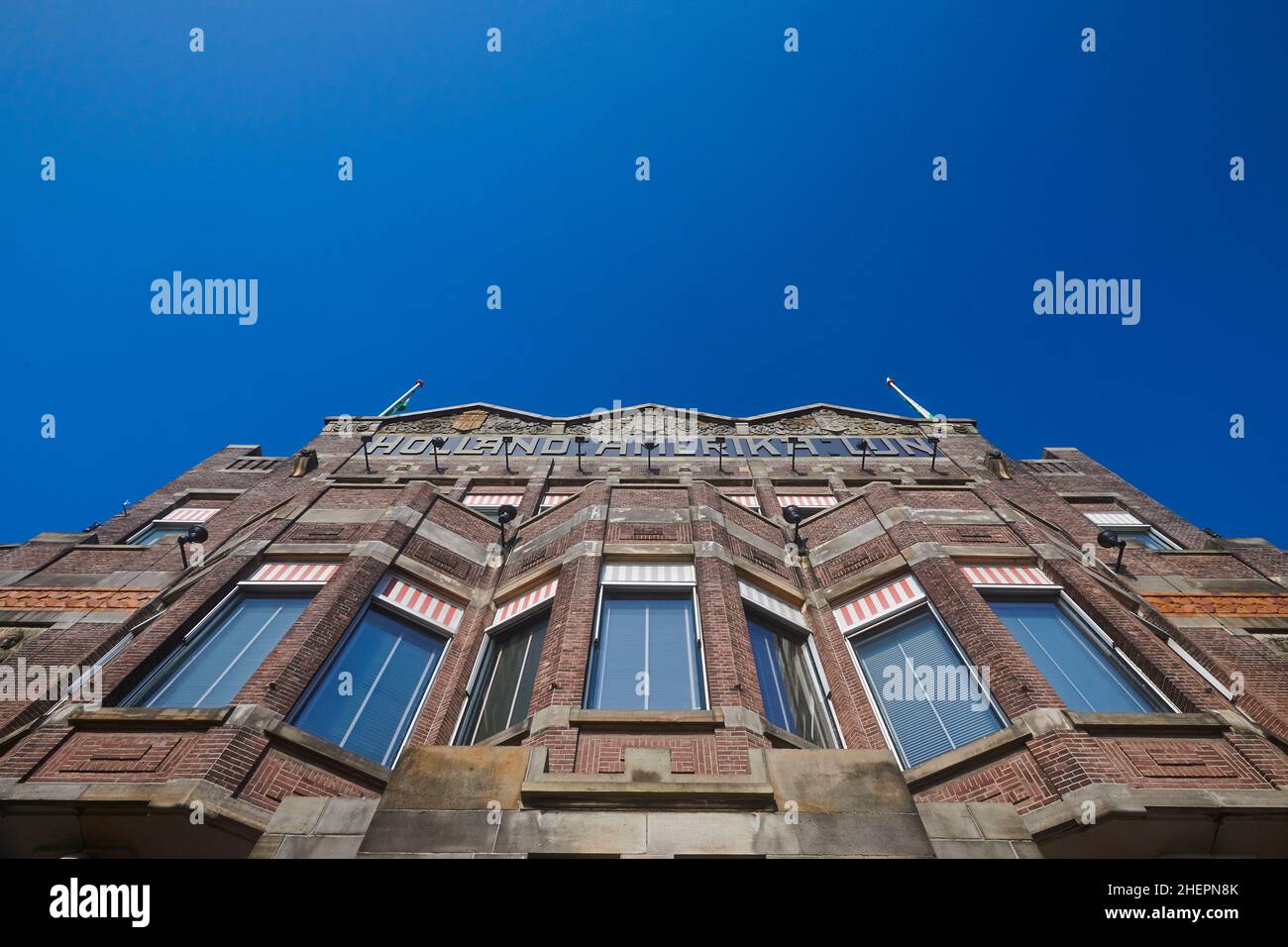 Historisches Hotel New York in Rotterdam Stockfoto