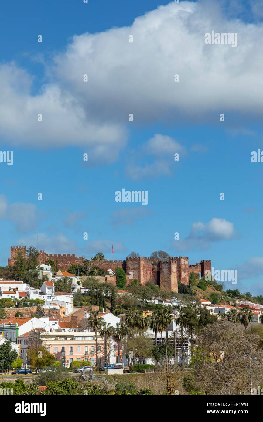 Schönes Schloss in Silve, Algarve, Portugal Stockfoto