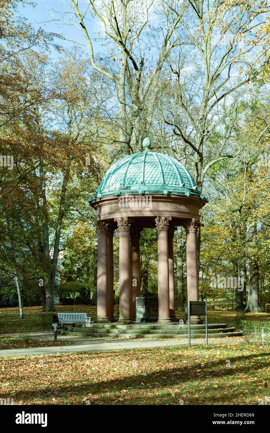 Berühmter auguste-victoria-Brunnen im Kurpark in Bad Homburg, deutschland Stockfoto