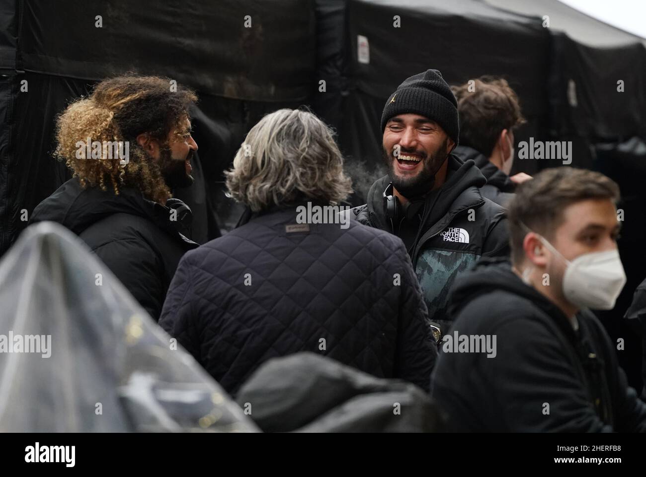 Die Regisseure lr Adil El Arbi und Bilall Fallah spielen in Glasgow