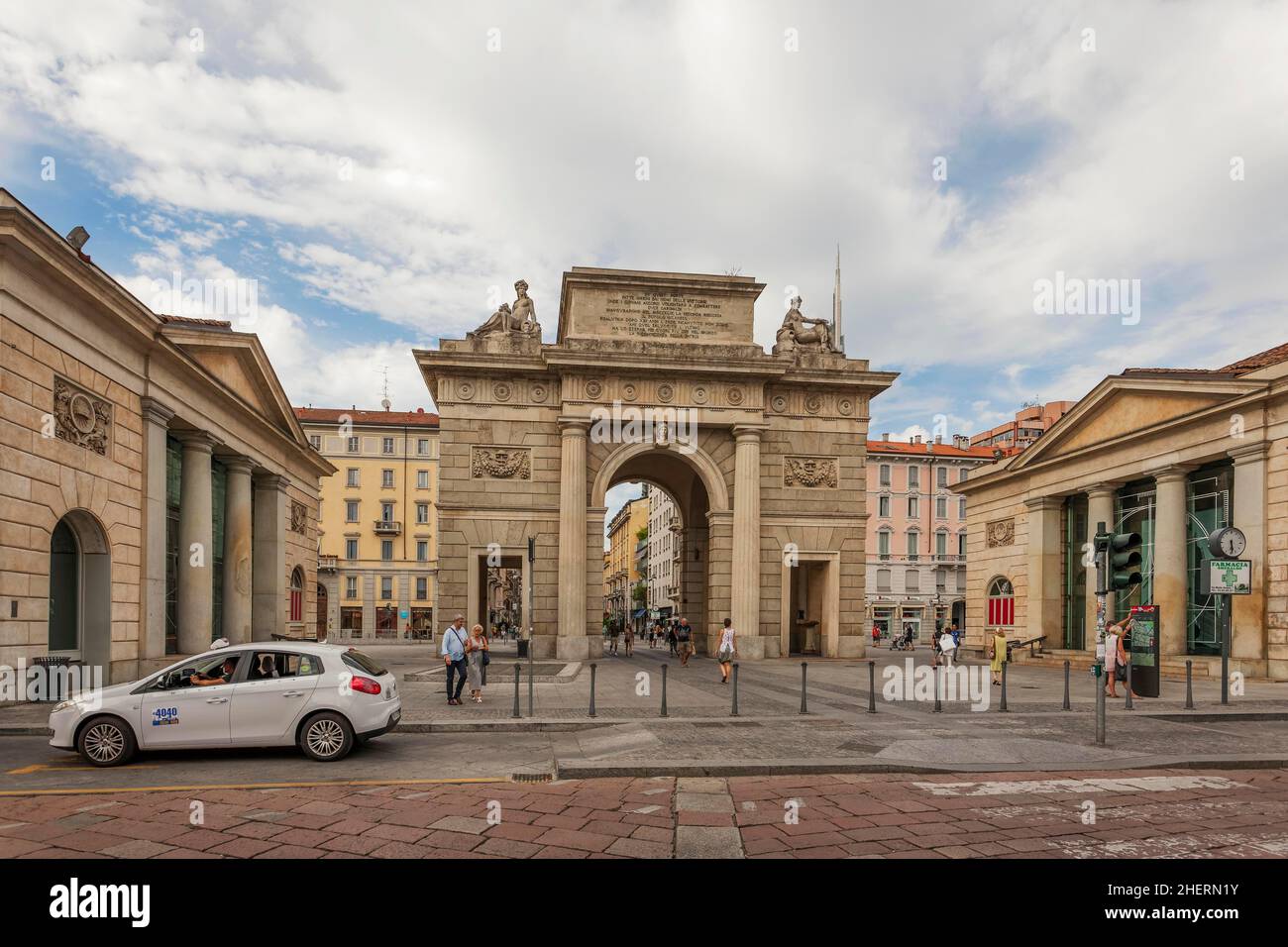 Porta Garibaldi, Mailand, Lombardei, EU Stockfoto