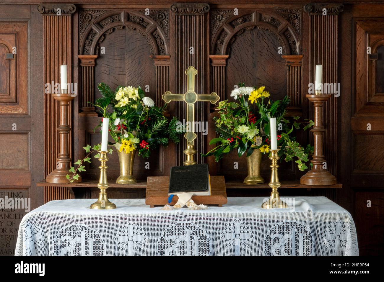 Die Altarkirche St. Mary Dallinghoo Suffolk Stockfoto