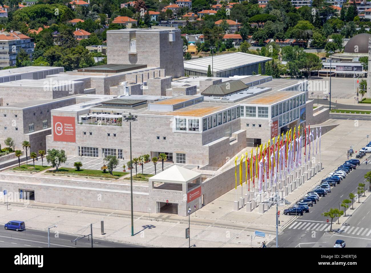 Museu Colecao Berardo Kunstmuseum, Belem, Lissabon, Portugal Stockfoto