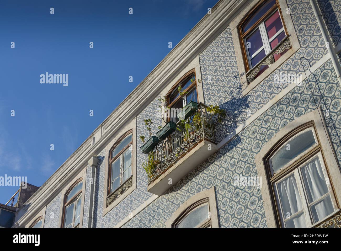 Wohngebäude, Alfama, Lissabon, Portugal Stockfoto