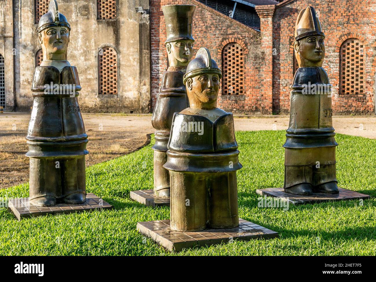 Francisco und Ricard Brennand Museum in Recife, PE, Brasilien. Stockfoto