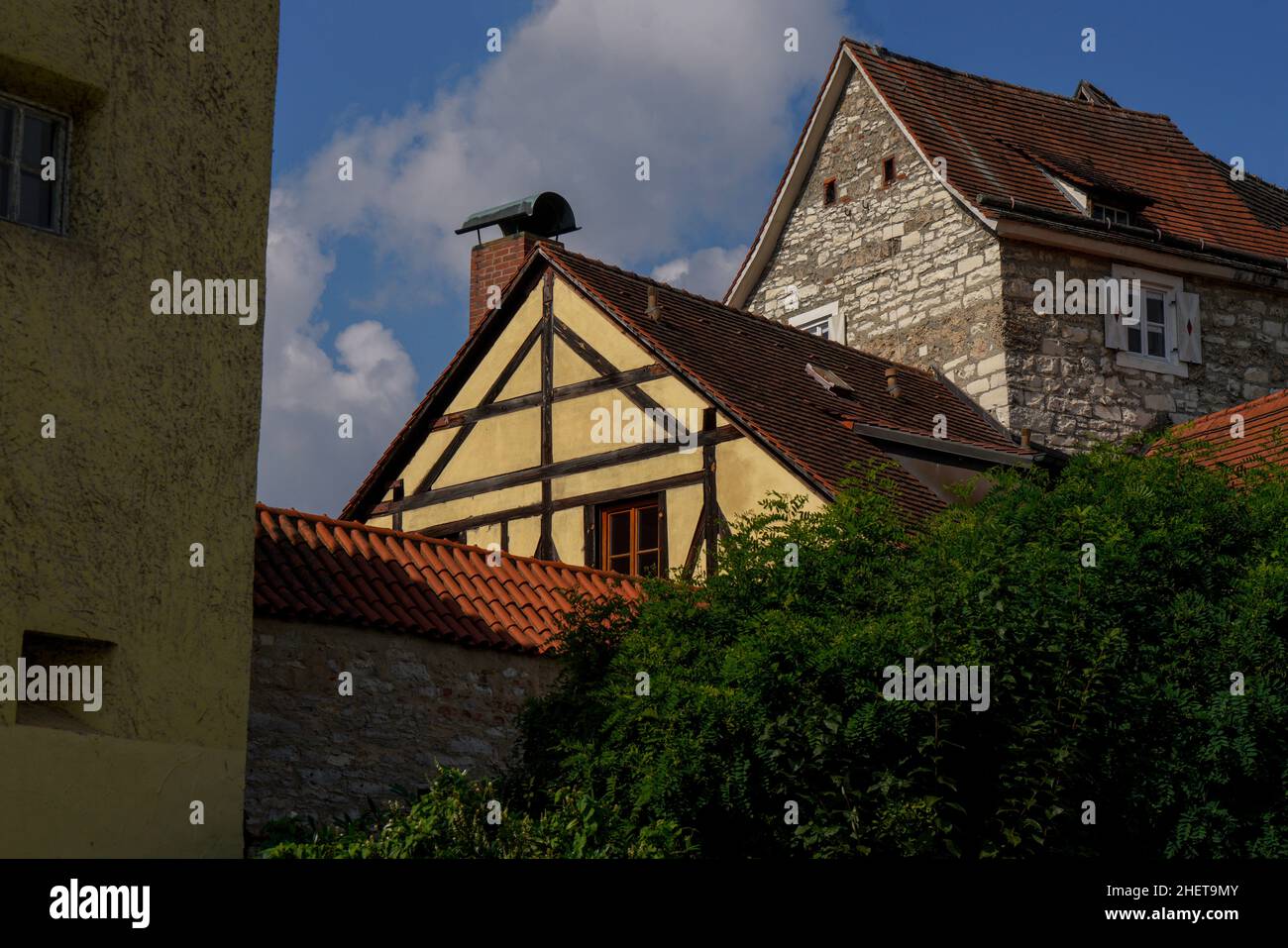 Berching, Baccham ist eine bayerische Stadt im Bezirk Neumarkt in der Oberpfalz. Fotografiert im Herbst in der Fränkischen Alb am Main Stockfoto