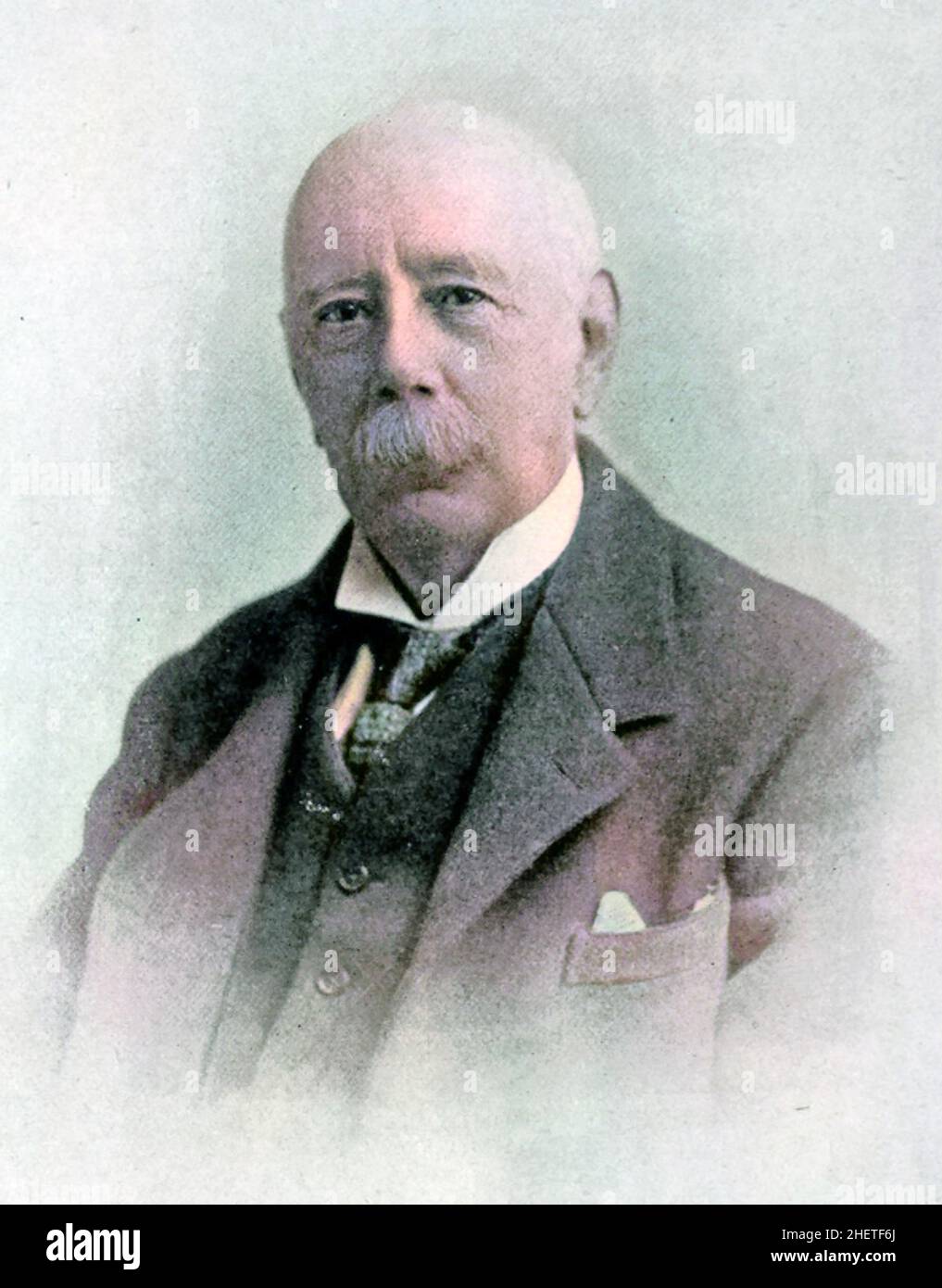 HENRY RIDLEY (1855-1956) englischer Botaniker und Geologe, der die Gummiproduktion in Malaya förderte Stockfoto
