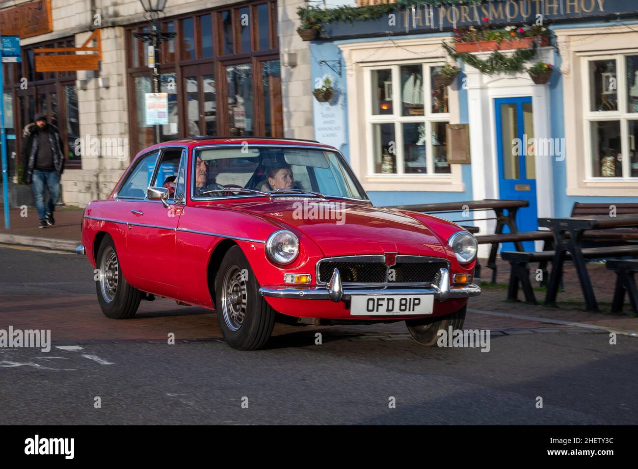 Oldtimer am Poole Kai Stockfoto