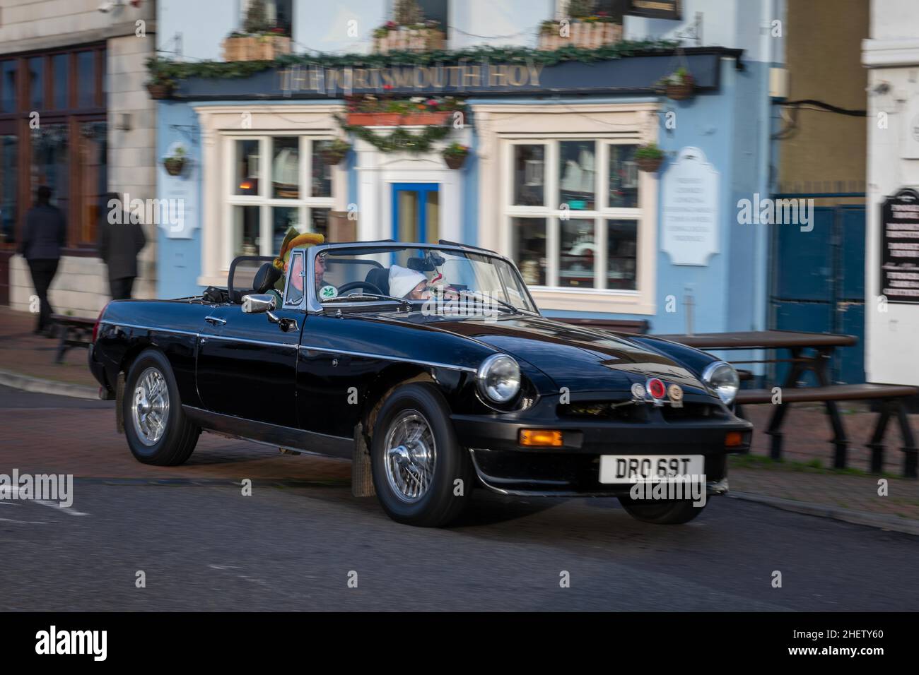 Oldtimer am Poole Kai Stockfoto