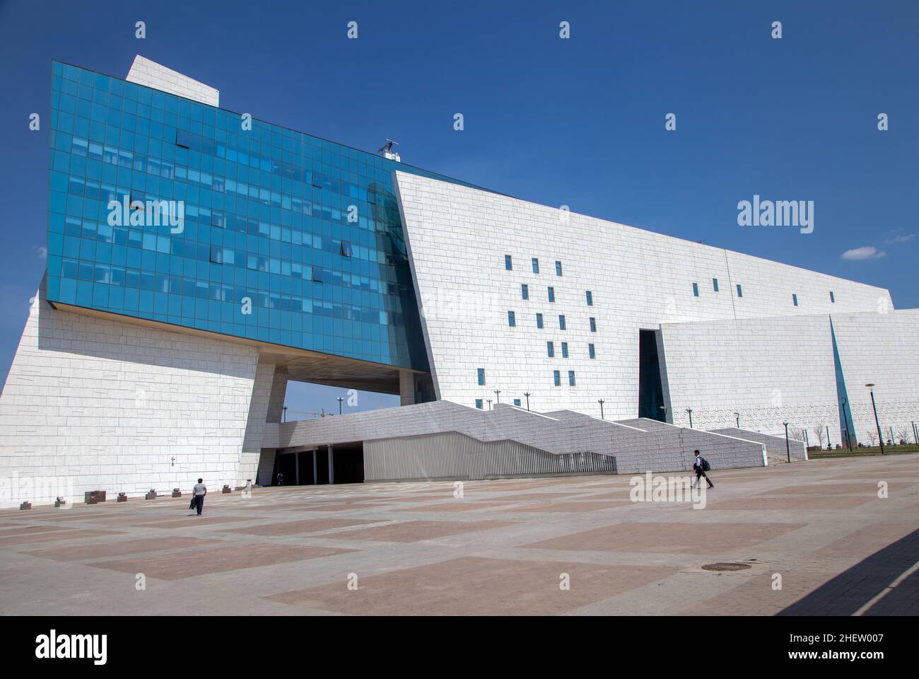 Nur Sultan, Kasachstan - 05-03-2017:Stadtmuseum in nur Sultan Stadt Stockfoto