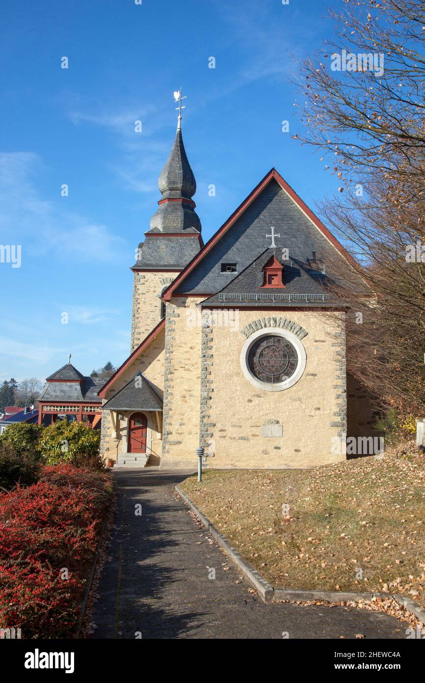 Alte Kirche in Eppenheim, Deutschland Stockfoto