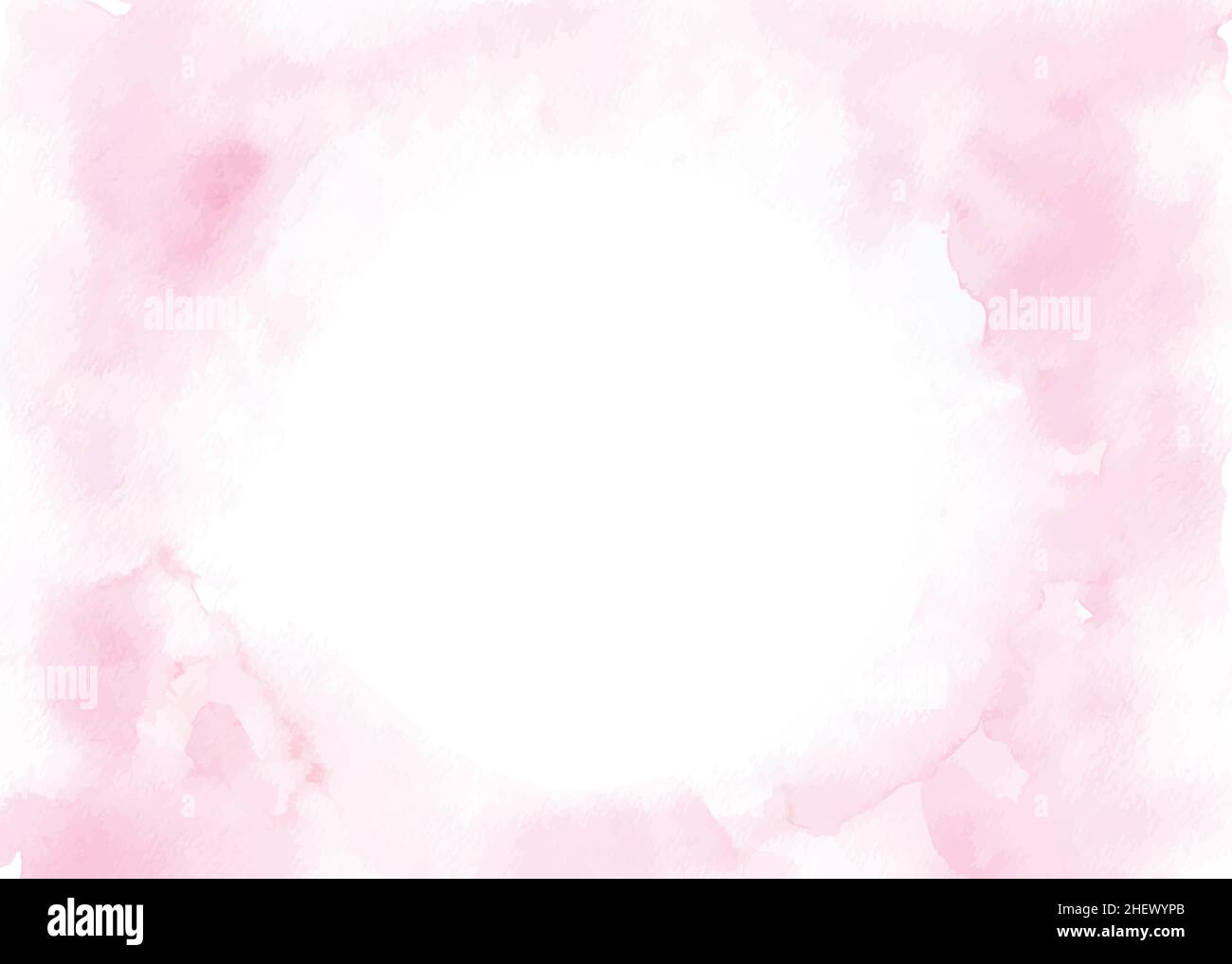 Abstrakte rosa Aquarell-Textur für Hintergrund. Handbemalte Aquarellfarben Flecken künstlerischen Vektor als Element in der dekorativen Gestaltung von h verwendet Stock Vektor