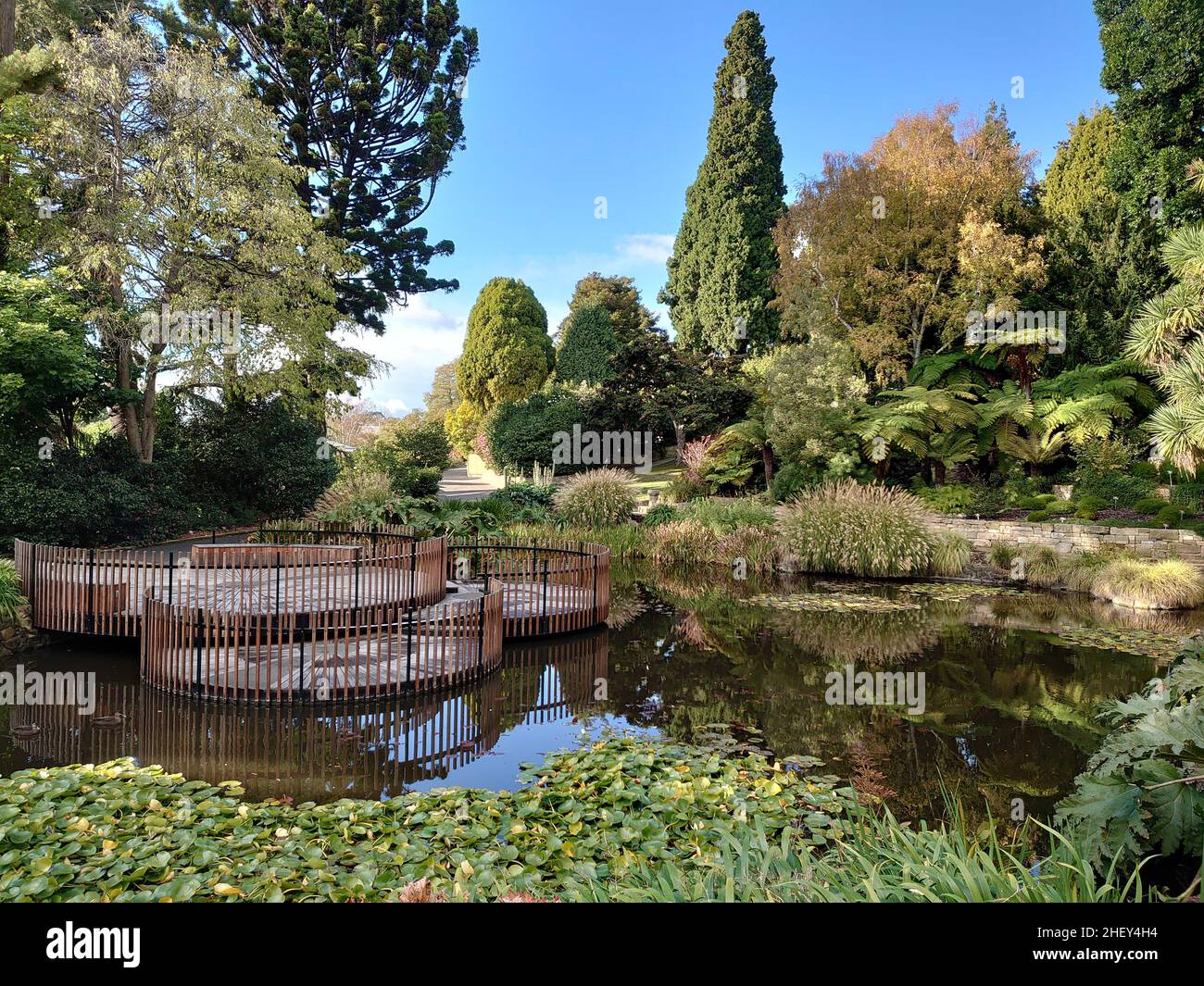 Leben in Tasmanien und Reisen Stockfoto