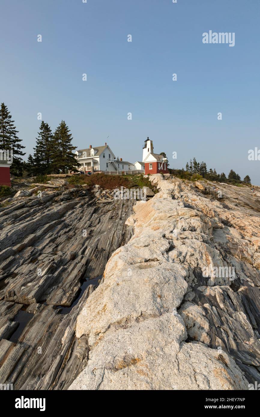 Der berühmte alte Leuchtturm von Bristol am Tag Stockfoto
