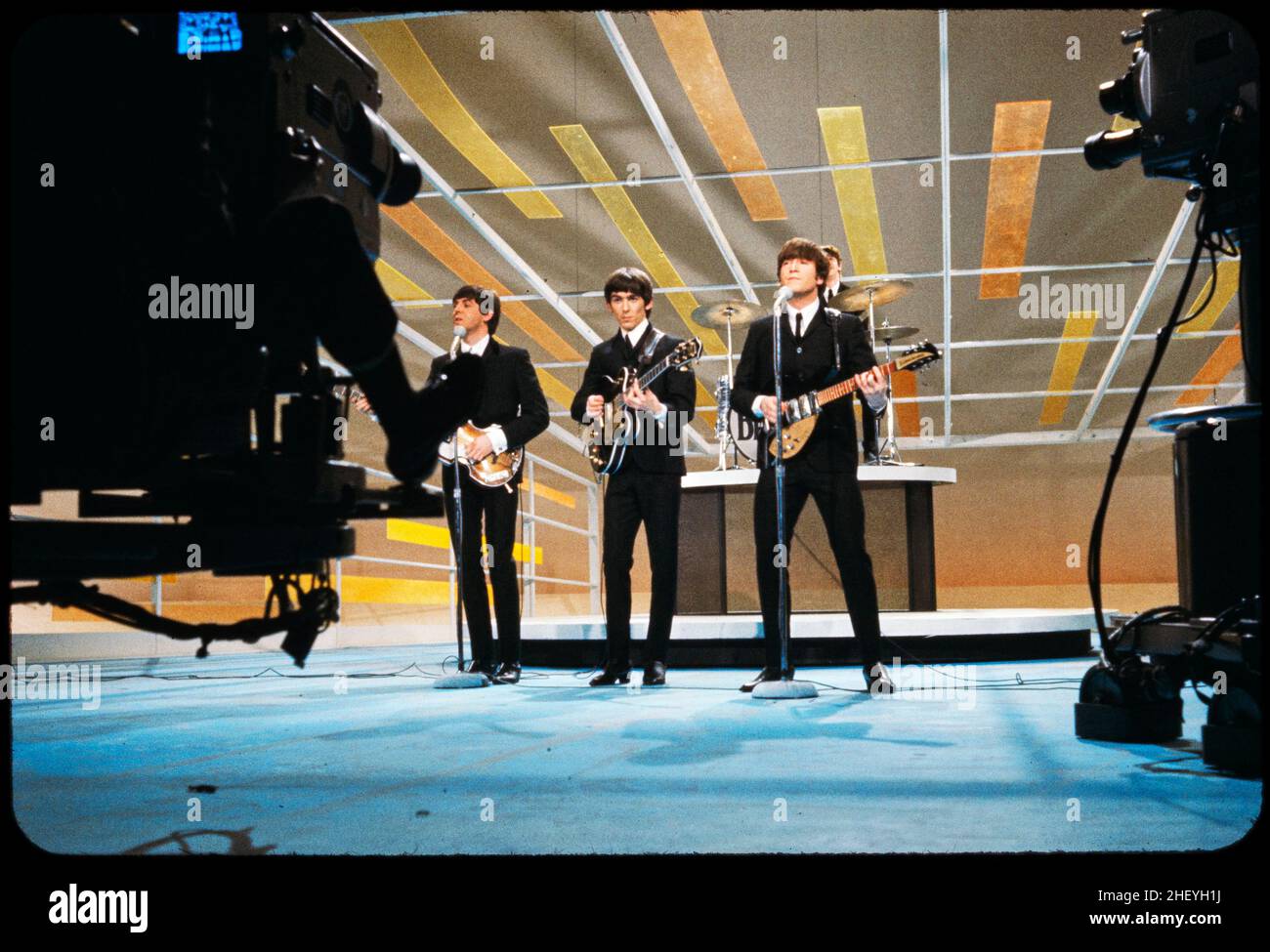 Die Beatles, Die Ed Sullivan Show, New York. 1964. Gotfryd, Bernard, Fotograf. Stockfoto