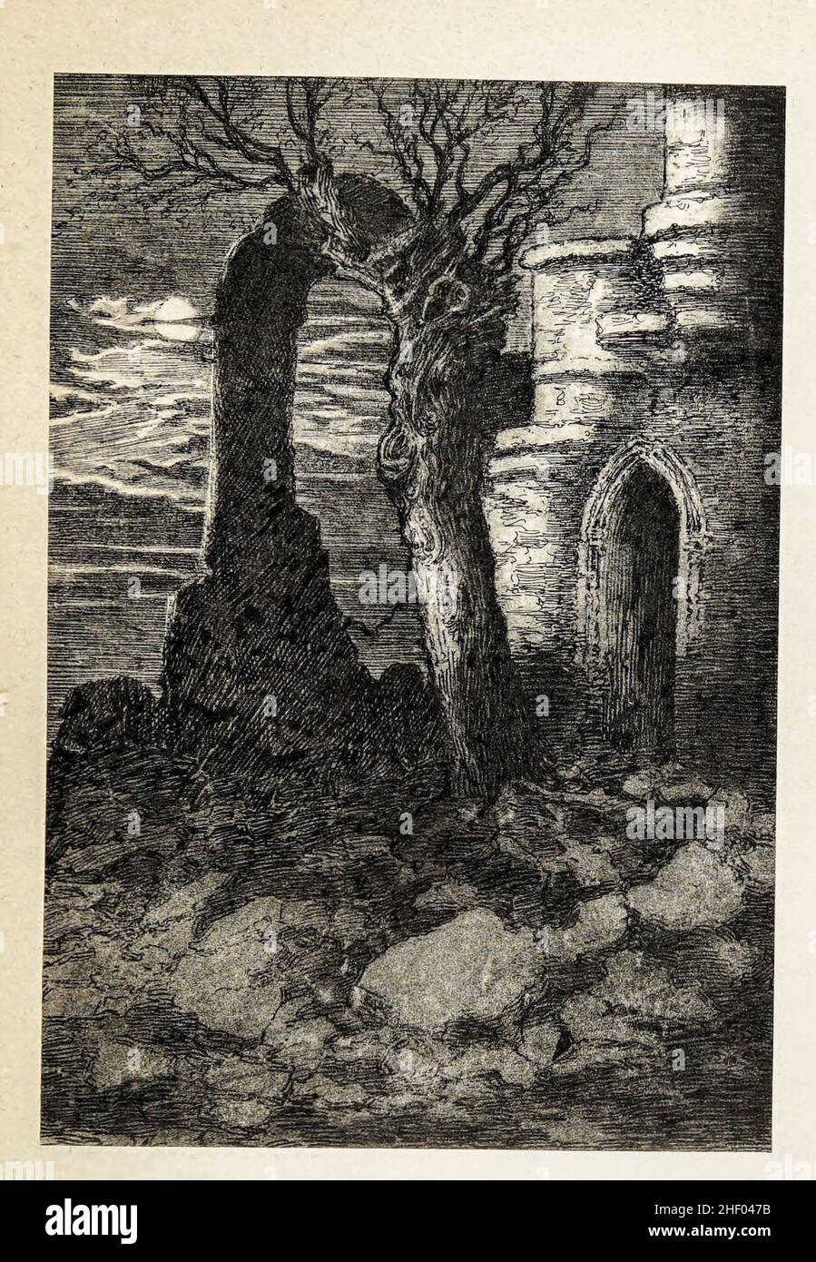 EPPSTEIN von LOUIS WEIRTER, R.B.A. aus dem Buch ' Hero Tales & Legends of the Rhine ' von Lewis Spence, veröffentlicht London : G.G. Harrap 1915 Stockfoto