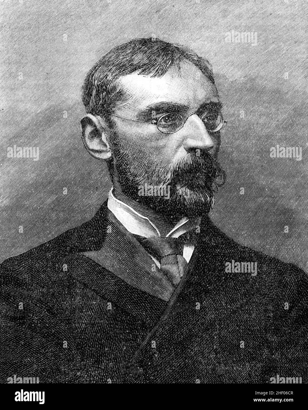 Portrait of William O'Brien (2. Oktober 1852 – 25. Februar 1928) war ein irischer Nationalist, Journalist, Agitator, Sozialrevolutionär, Politiker Stockfoto