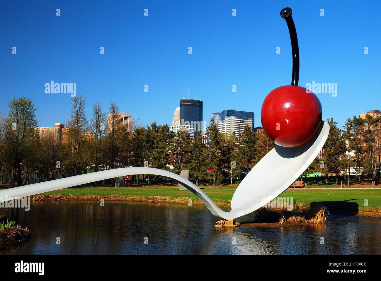 Spoonbridge im Minneapolis Museum of Art Stockfoto