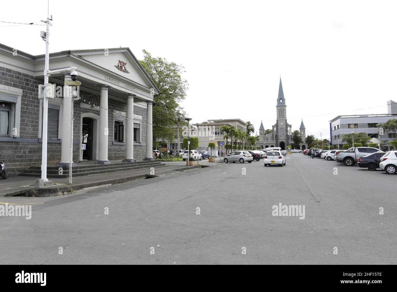 Curepipe est la deuxième ville de Maurice (81 600 Einwohner en 2003). Elle est située sur les hauteurs, presque au Centre de l'île Maurice, Stockfoto