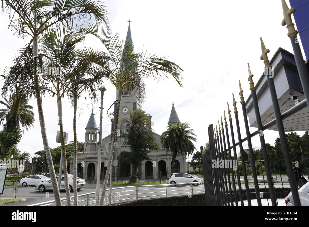 Curepipe est la deuxième ville de Maurice (81 600 Einwohner en 2003). Elle est située sur les hauteurs, presque au Centre de l'île Maurice, Stockfoto