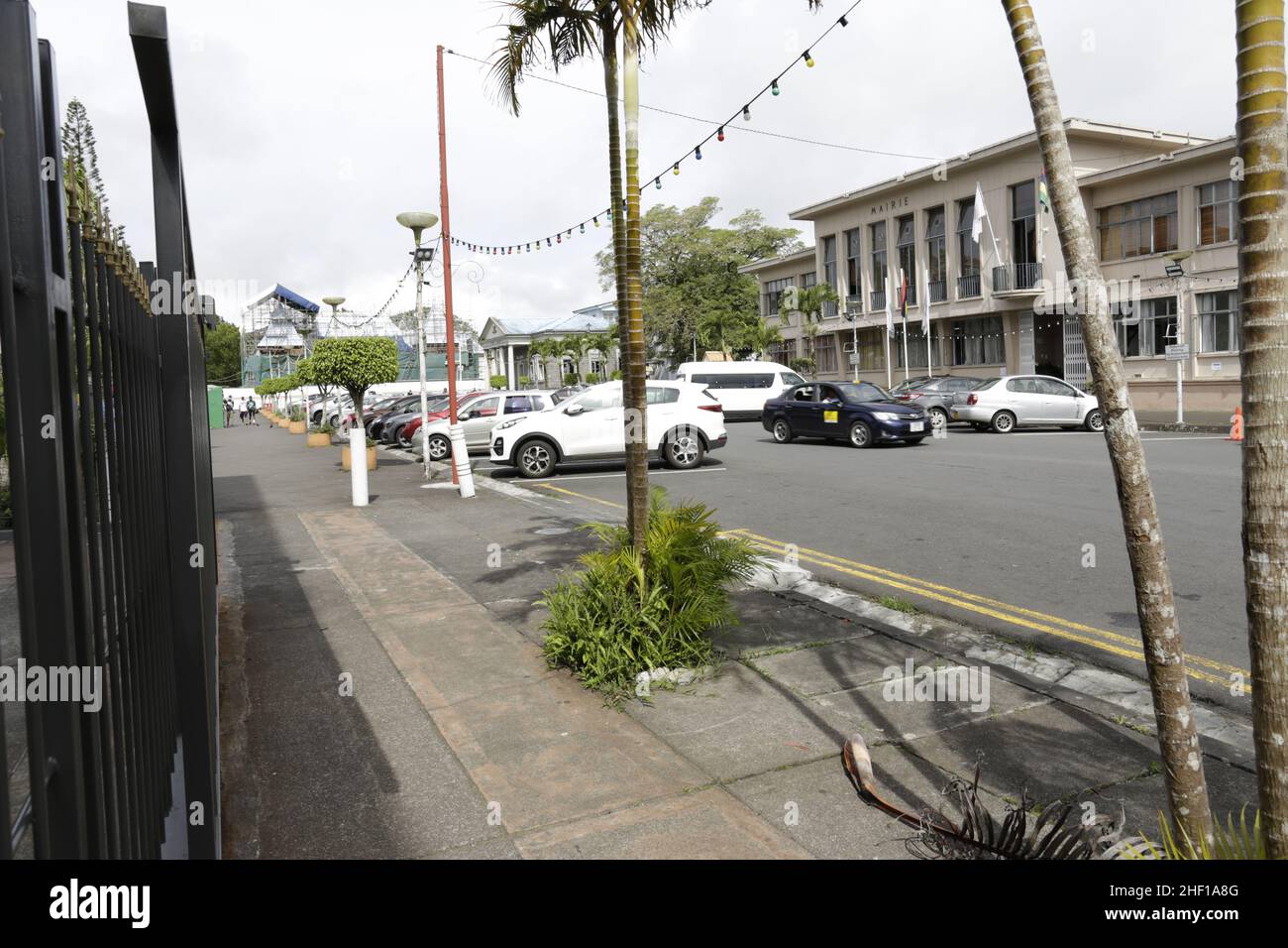 Curepipe est la deuxième ville de Maurice (81 600 Einwohner en 2003). Elle est située sur les hauteurs, presque au Centre de l'île Maurice, Stockfoto