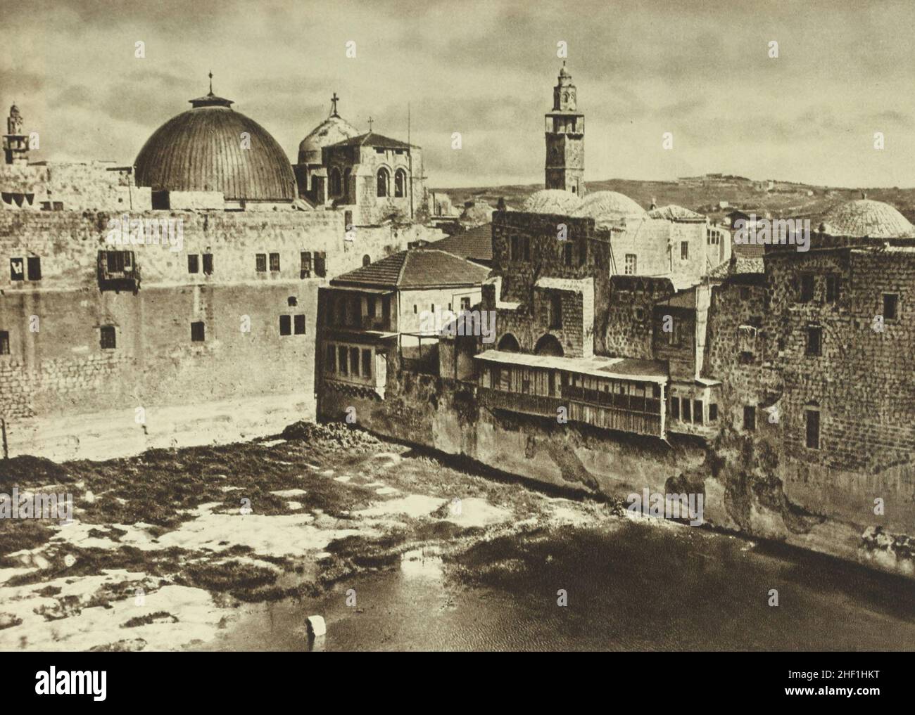 Malerisches Palästina, Arabien und Syrien; das Land, die Menschen und die Landschaft Jerusalem 1925 von Grober, Karl V 2 Stockfoto