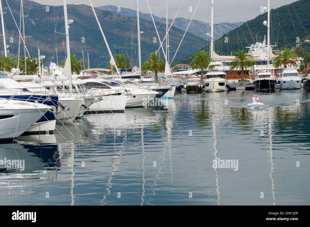 Montenegro und Kotor im Herbst Stockfoto