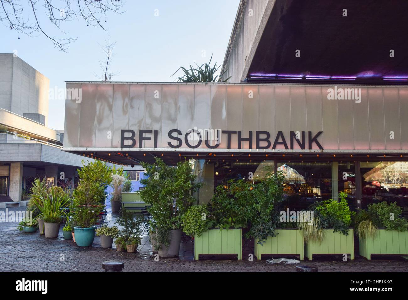 London, UK 13. Januar 2022. Außenansicht des BFI Southbank. Quelle: Vuk Valcic / Alamy Live News Stockfoto