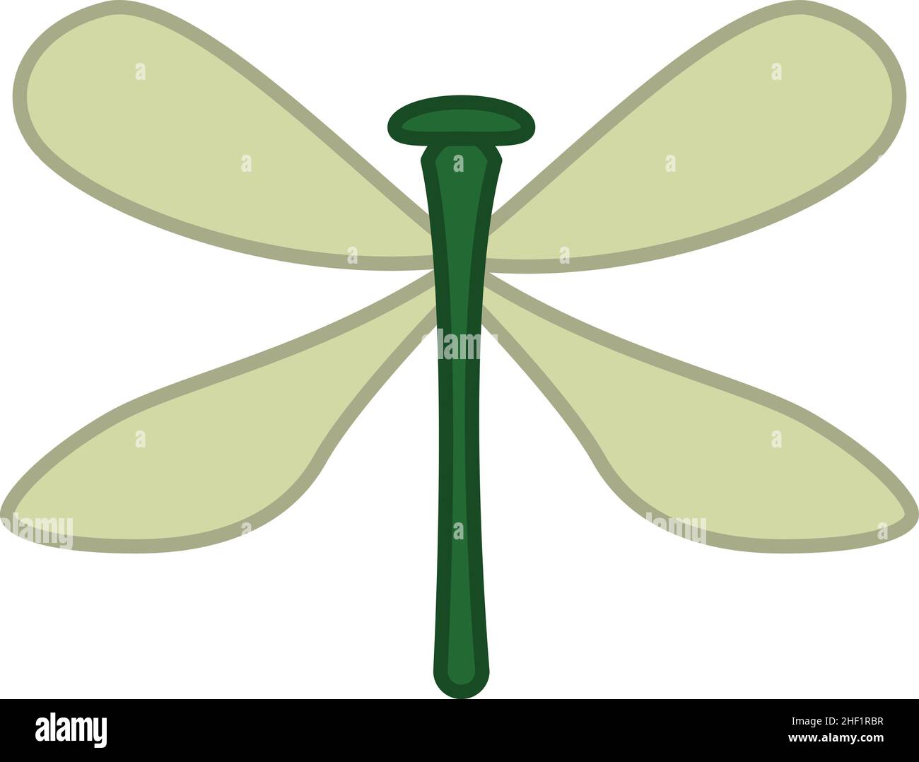 Vektor Des Symbols „Mit Einem Insekt Gefüllte Kontur“ Der „Fliege“ Stock Vektor