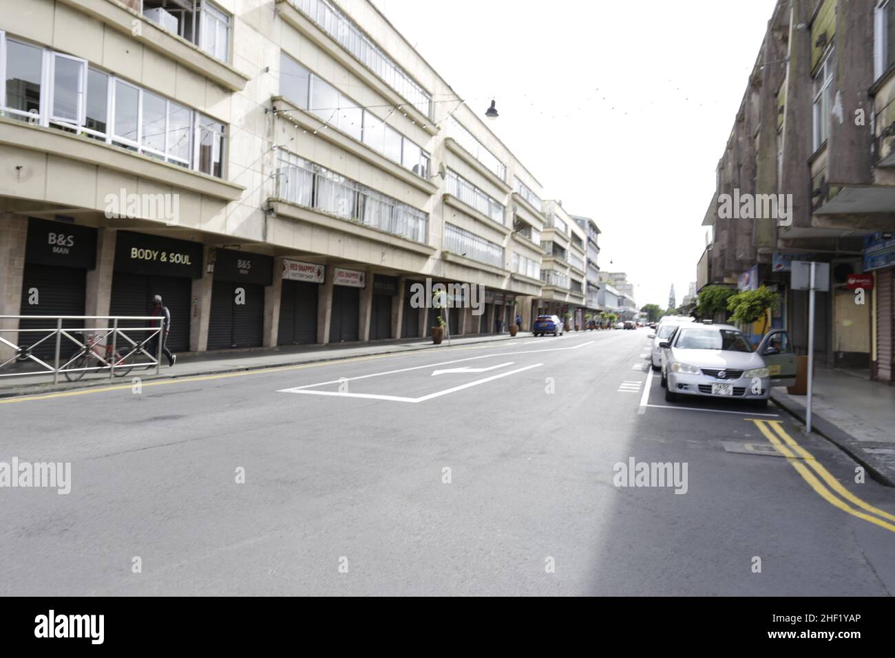 Arcade Salaffa Curepipe, Mauritius Stockfoto