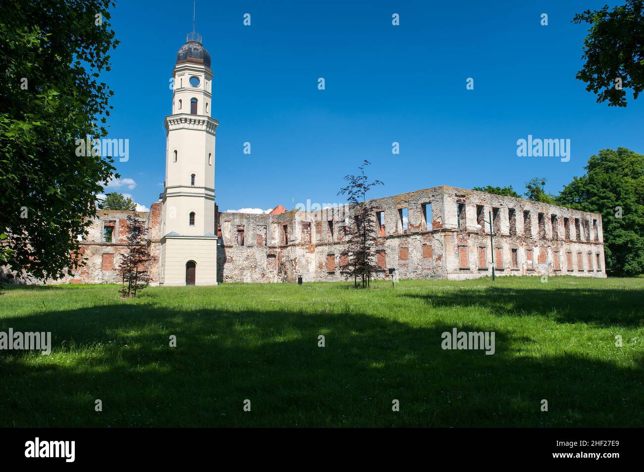 Schloss in Strzelce Opolskie, Woiwodschaft Opole, Polen Stockfoto