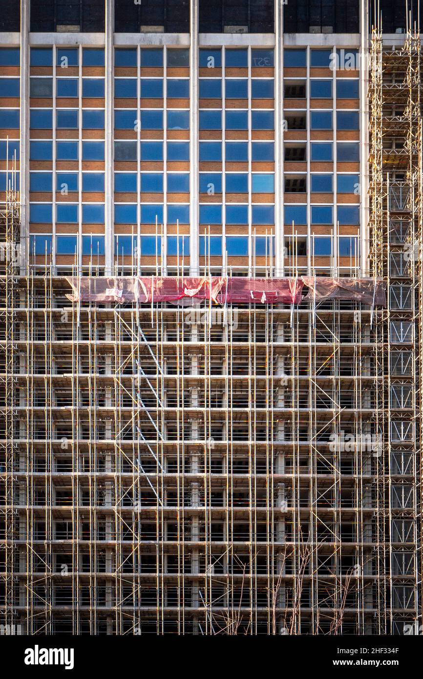 Gebäude im Umbau, Croydon, Surrey, Großbritannien Stockfoto