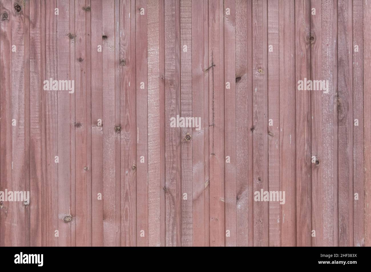 Alte Holz gemalt Zaun Board Oberfläche Textur Plank Hintergrund. Stockfoto