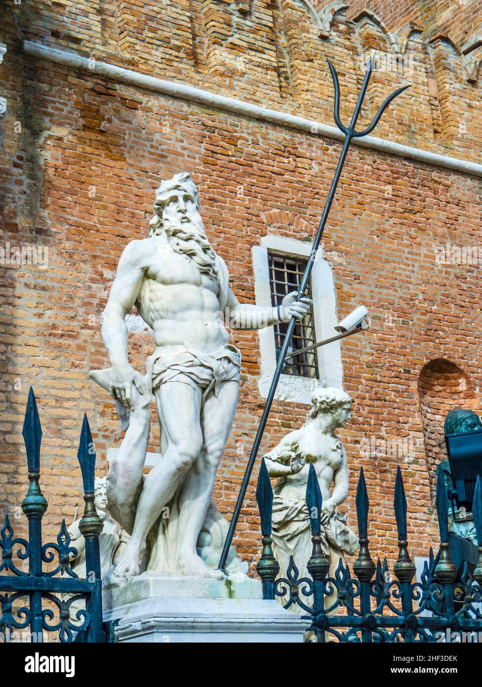 Die Porta Magna an die venezianische Arsenal, Venedig, Italien Stockfoto