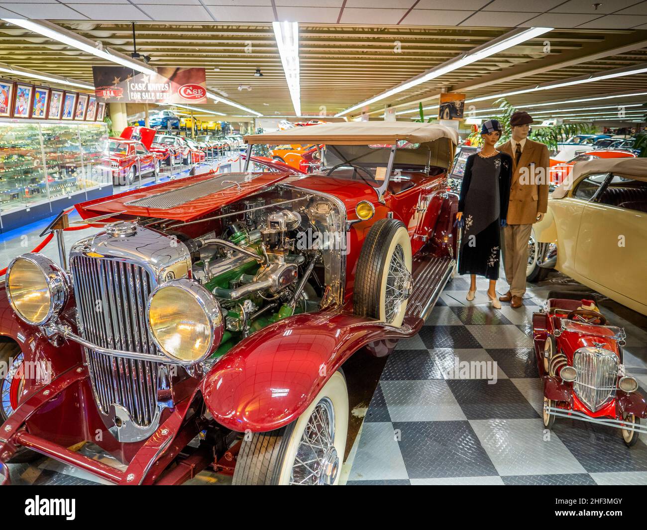 Das Tallahassee Automobilmuseum in Tallahassee, Florida, USA Stockfoto