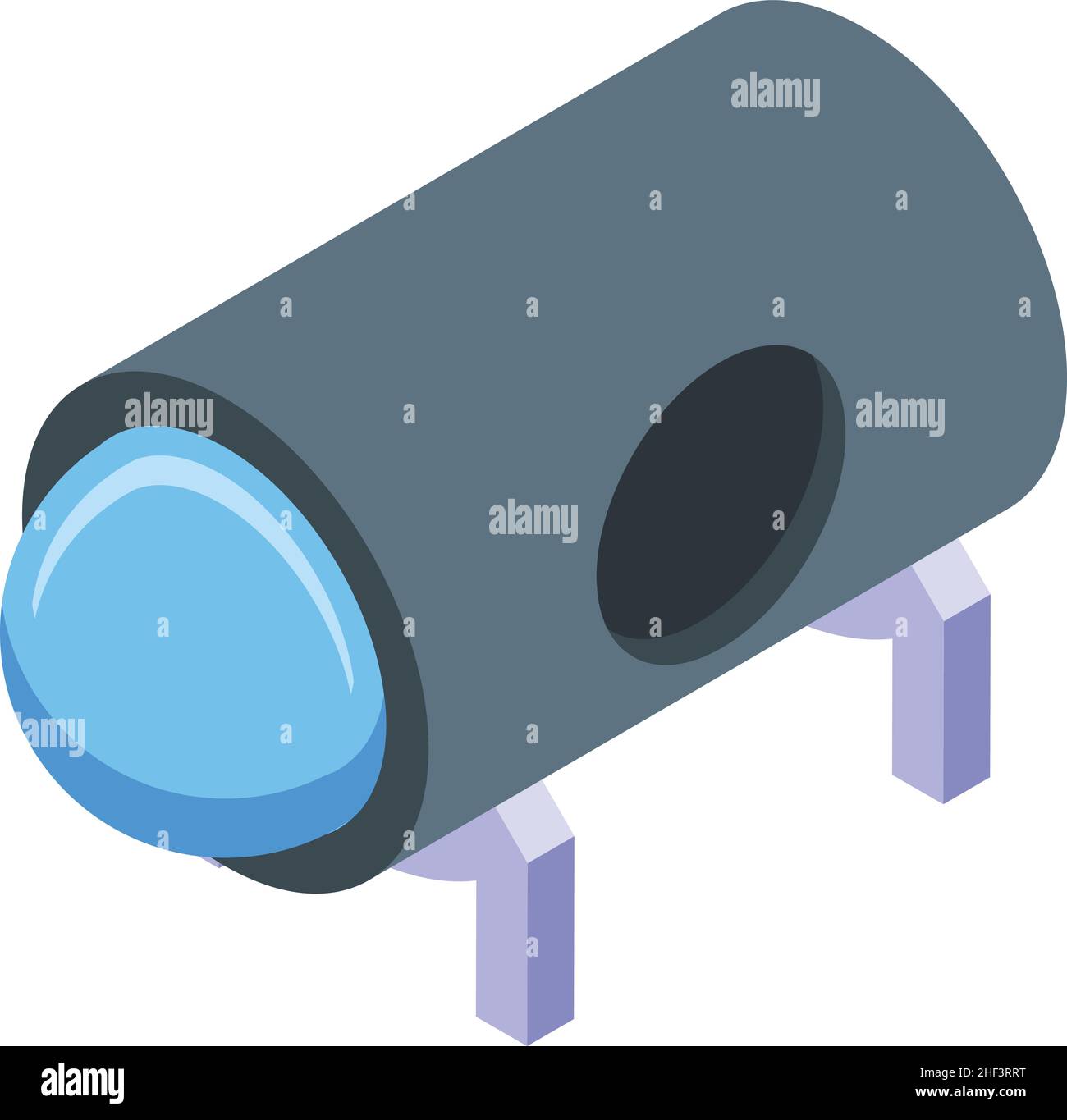 Moderne Hundezwinger Symbol isometrischer Vektor. Hauswelpe. Haustier zu Hause Stock Vektor