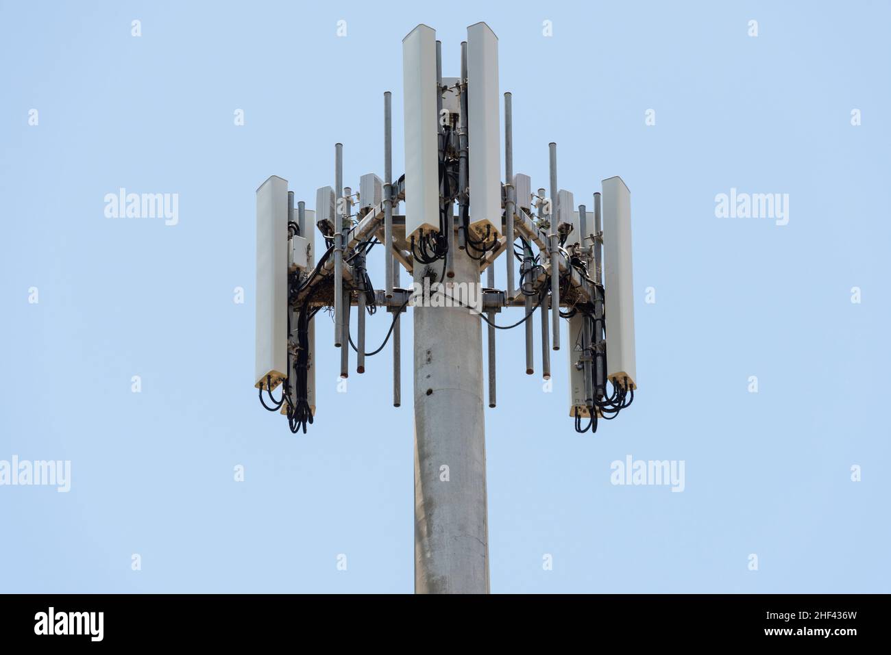 Telekom-Turm im Hafen von Hay Point, Nord-queensland, australien Stockfoto