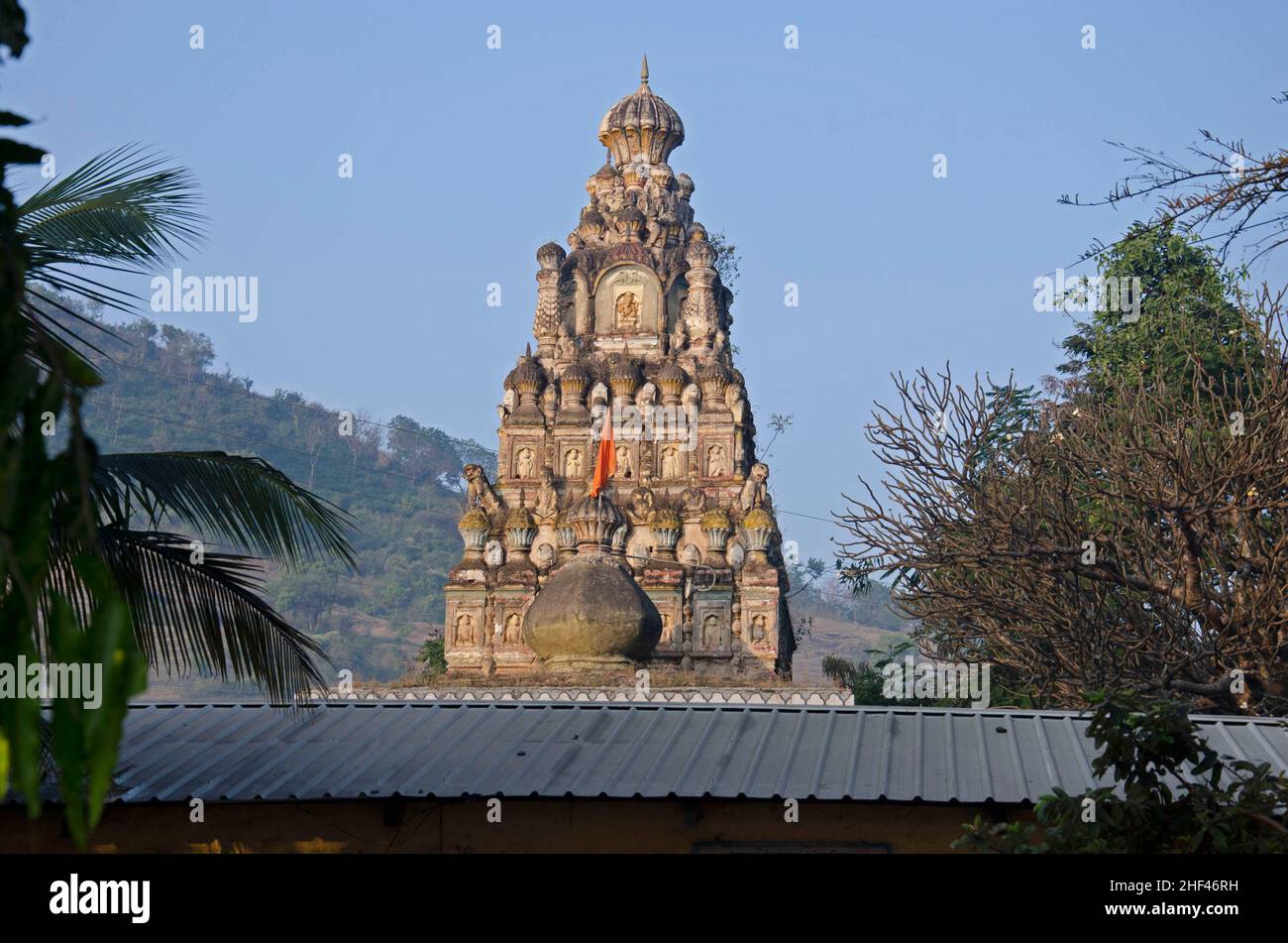 Shri Panchalinga Prasanna Tempel, in Junnar, in der Nähe von Pune, Maharashtra, Indien Stockfoto