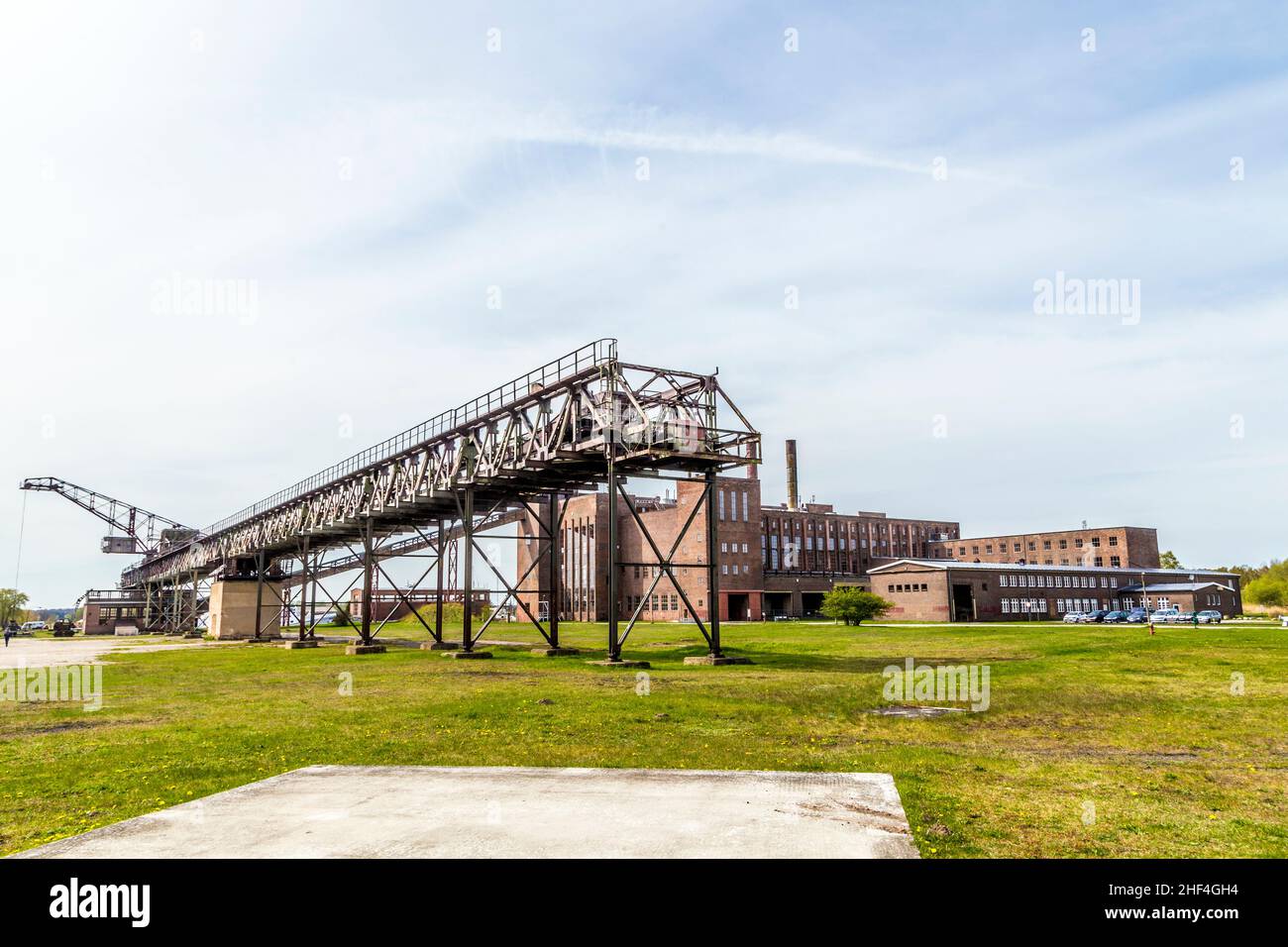 Alte deutsche WW2 V2-Rakete-Fabrik in Peenemünde Stockfoto